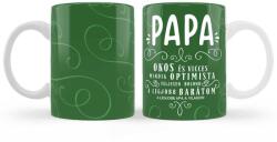 Bögre Papáknak - Papa okos - Apák Napi Ajándék (B1113)