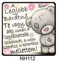  Hűtőmágnes-A legjobb barátnő - Ajándék ötlet barátnőnek (NH112 rend 26.02.19.)