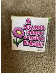 Hűtőmágnes - A legjobb dadus az egész világon! - Ajándék Dadusnak (NH197 10.01)