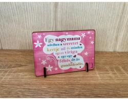  Kis fa tábla -Egy Nagymama - Ajándék Nagymamának (TFT087)