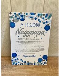  Tábla - Legjobb Nagypapa - Ajándék Nagypapának (MTB26583)