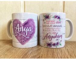 Bögre - Szerencsére van anyukám - Ajándék Anyának - Anyák napi ajándék (B651)