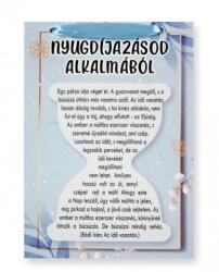 Dísztábla-A nyugdíjazásod alkalmából 3 - Ajándék nyugdíjasnak (CQ04442)