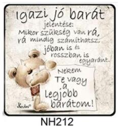  Hűtőmágnes-Igazi jó barát - Ajándék ötlet barátnak (NH212 10.26.)