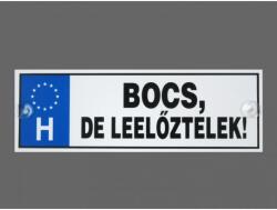  Rendszámtábla -Bocs - Vicces ajándék (DR005)