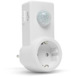 Mozgásérzékelő konnektor - 120° - max 10 m - max 1200W - IP20 - fehér (G18697)