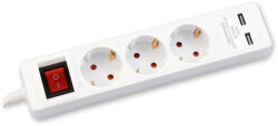 Anco 3 Plug + 2 USB Switch (234401)
