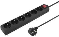 PremiumCord 6 Plug 5 m Switch (PPA6K-05BK)