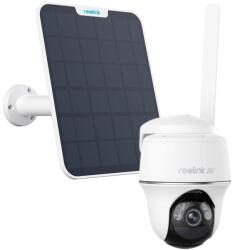 Reolink Camera supraveghere rotativa GSM 4G LTE PT cu panou solar Reolink Go PT Ultra G440, 8 MP, IR/lumina alba 10 m, PIR 10 m, acumulator 6000 mAh, microfon si difuzor, slot card, detectie om/vehicul/animal