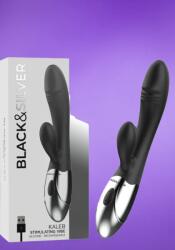Black & Silver Black & Silver - Akkus csiklókaros vibrátor (fekete-metál)