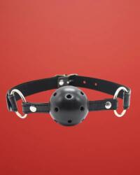 Fetish Addict - Légáteresztő szájpecek (fekete)