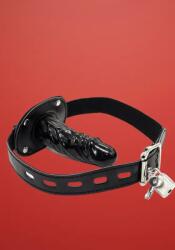 Fetish Addict - Pénisz alakú szájpecek (fekete)