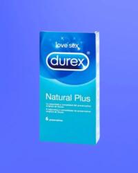 Durex Condoms Natural Plus - Óvszer (6db)