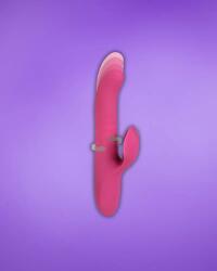 ToyJoy Venus - Toló-forgó vibrátor csiklókarral (pink)