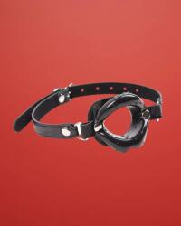 Fetish Addict - Száj formájú szájpecek (fekete)