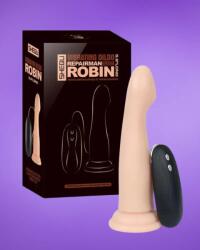 Shequ Robin - Távirányítós vibrátor (17, 6cm)