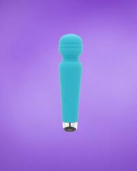 ToyJoy Push My Limits - Mini masszírozó (türkiz)