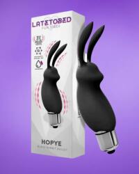 LATETOBED Hopye - Nyuszis csiklóizgató (fekete)