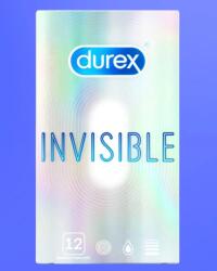 Durex Invisible - Vékony, extra szenzitív óvszer (12db)