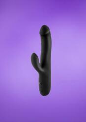 Tardenoche Angus - Csiklóizgatós vibrátor tolómozgással (fekete)