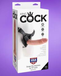 King Cock, Pipedream King Cock Strap-On - Felcsatolható dildó - edeselet - 32 990 Ft