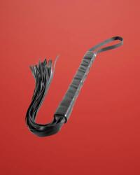 Fetish Fantasy - Műbőr korbács (fekete)