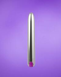 LATETOBED Renee - Akkus rúdvibrátor (ezüst)