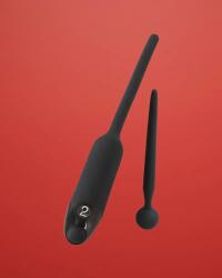 You2Toys Dilator - Húgycsővibrátor és dildó szett (fekete)
