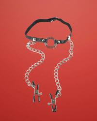 Fetish Fantasy Series - Szájkarika bimbócsipesszel