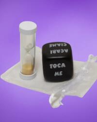 Diverty sex Action Dice - Akció dobókocka, homokórával