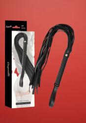 COQUETTE - Vegán bőr korbács (fekete)