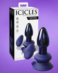 Pipedream, Icicles Icicles No. 85 - Távirányítós üveg análdugó
