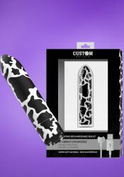 Custom Bullets - Akkus rúdvibrátor (tarka)