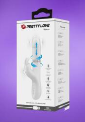 Pretty Love Reese - Forgófejes csiklókaros vibrátor (fehér)