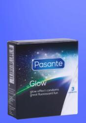 Pasante Glow - Sötétben világító óvszer (3db)