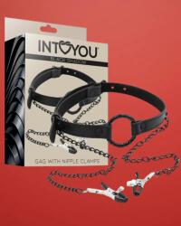 Intoyou - Szájkarika és mellcsipesz lánccal