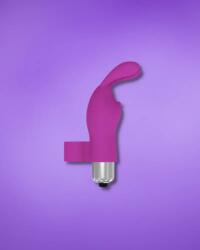 LATETOBED Fingyhop - Nyuszis ujjvibrátor (lila)