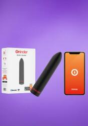 Oninder - App-os mini vibrátor (fekete)