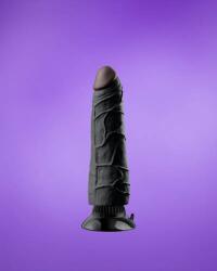 Pipedream, Real Feel Deluxe Real Feel Deluxe No. 3 - Tapadótalpas fekete vibrátor (17, 8cm)