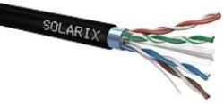 Solarix kültéri FTP kábel, Cat6, vezeték, PE, 500m SXKD-6-FTP-PE, 500m-es tekercs (27655194)