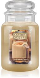 The Country Candle Company Chrisstmas Eggnog lumânare parfumată 737 g