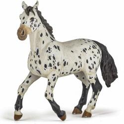 Papo Figurina Papo - Cai si Ponei, Iapa Appaloosa (Alb/Negru) Figurina