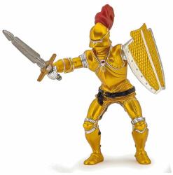 Papo Figurina Papo - Personaje medievale, Cavaler in armura aurie Figurina