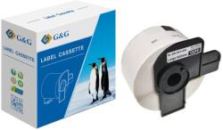 G&G Banda de Etichete G&G Compatibil Brother DK11208 38mmx90mm (DK-11208CGG)