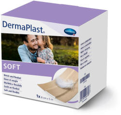HARTMANN DermaPlast Soft sebtapasz tekercsben 8cmx5m (535371)