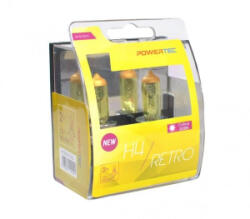 m-tech Powertec Retro H4 12V DUO sárga izzó (72PTZRT4-DUO) (72PTZRT4-DUO)