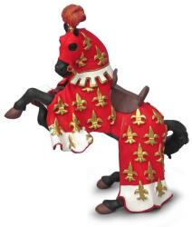 Papo Figurina Papo - Personaje medievale, Calul Printului Filip, rosu Figurina