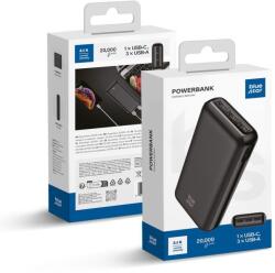 Blue Star powerbank 20000 mAh 2.1A W2027 fekete - smartdiszkont