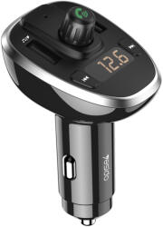 YESIDO FM Transzmitter Y39 MP3, Bluetooth - 2xUSB + microSD - 10W fekete