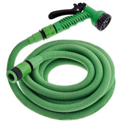Strend Pro Premium zsugorodó flexibilis locsolószett, 10-30.4m, zöld